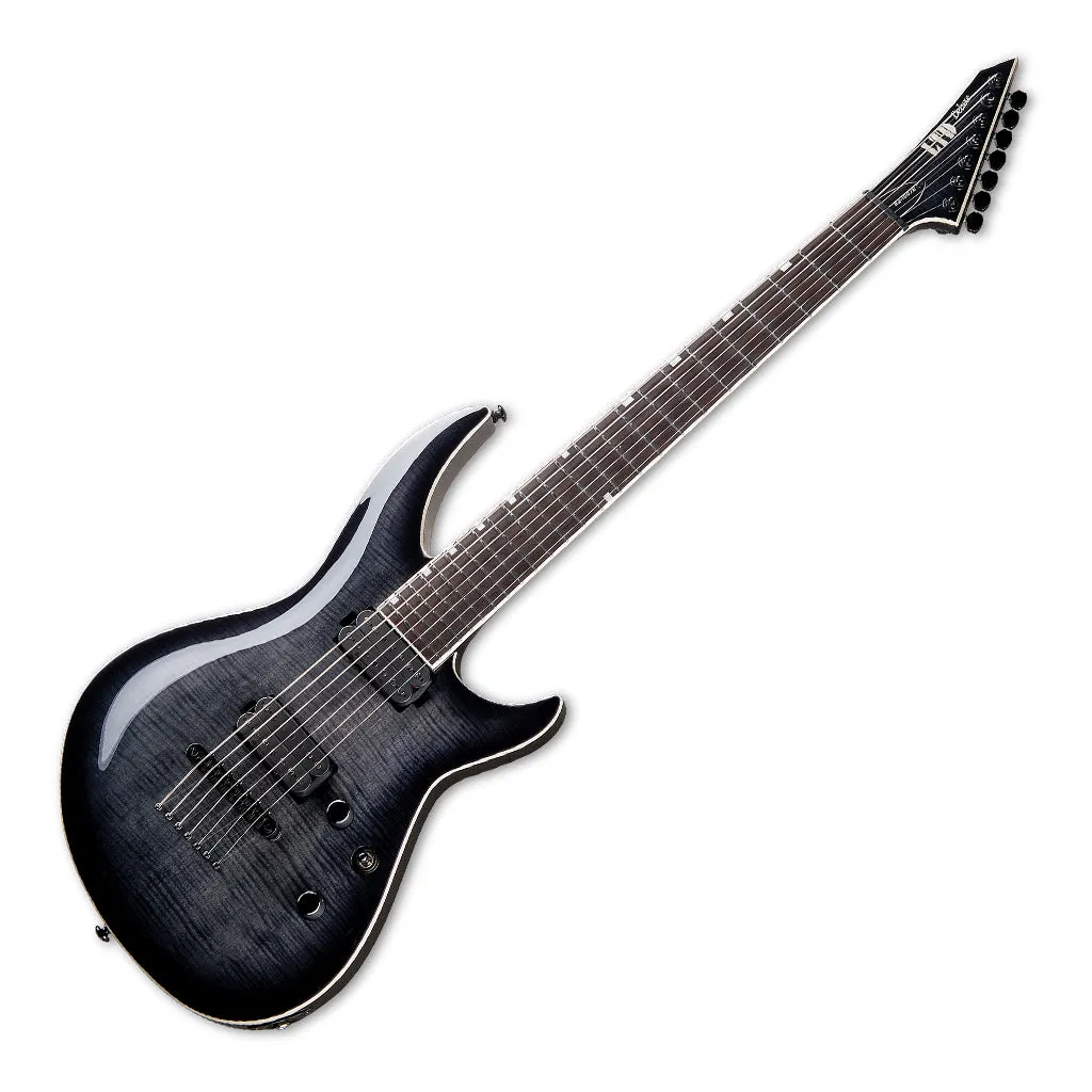 ESP LTD H3-1007 Baritone Electric Guitar - See-Thru Black Sunburst