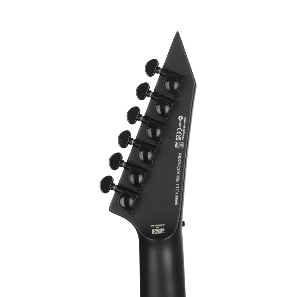 ESP LTD M-Black Metal Electric Guitar - Black Satin