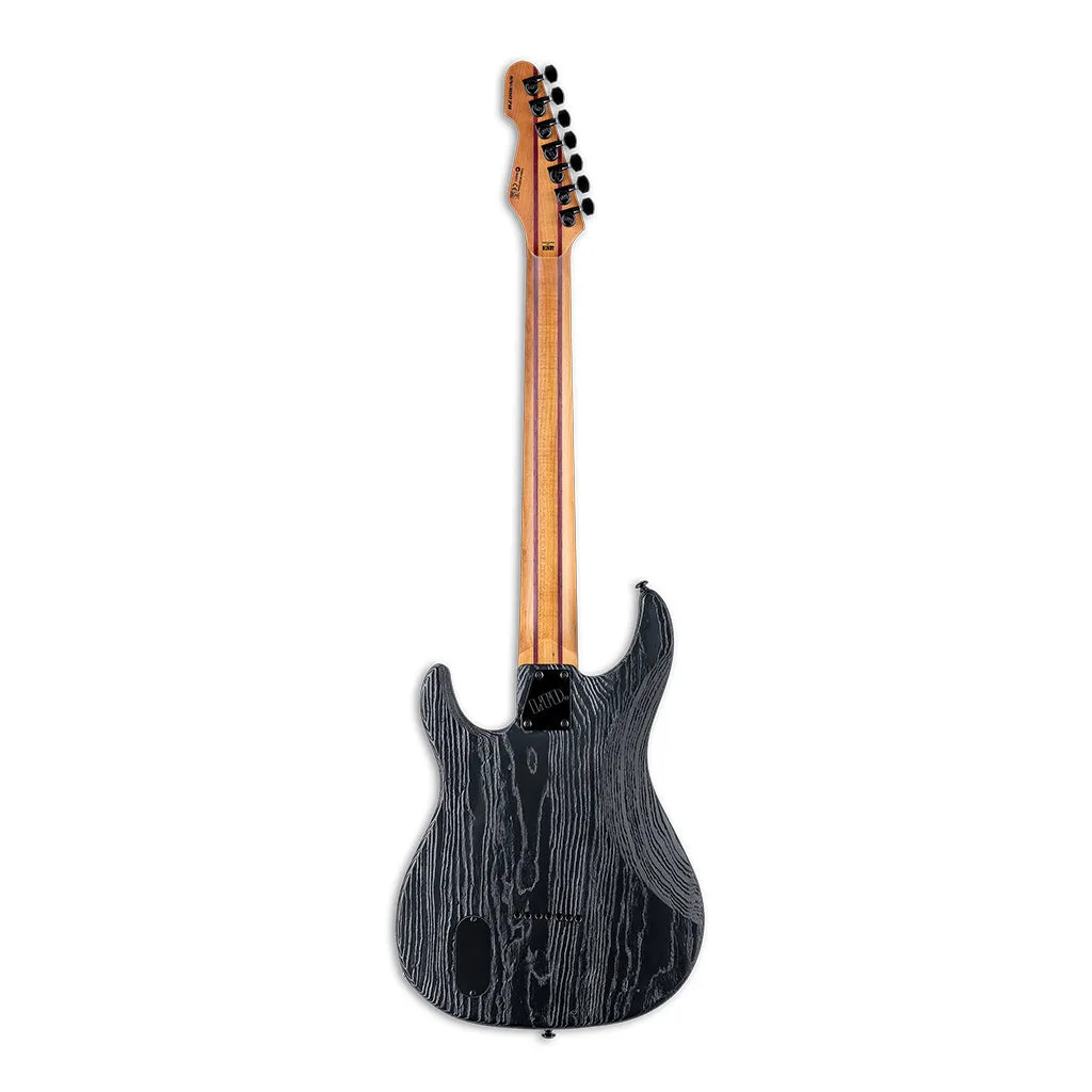 ESP LTD SN-1007 HT Baritone Electric Guitar - Black Blast