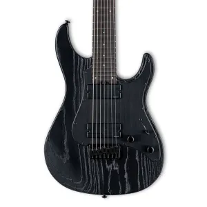 ESP LTD SN-1007 HT Baritone Electric Guitar - Black Blast