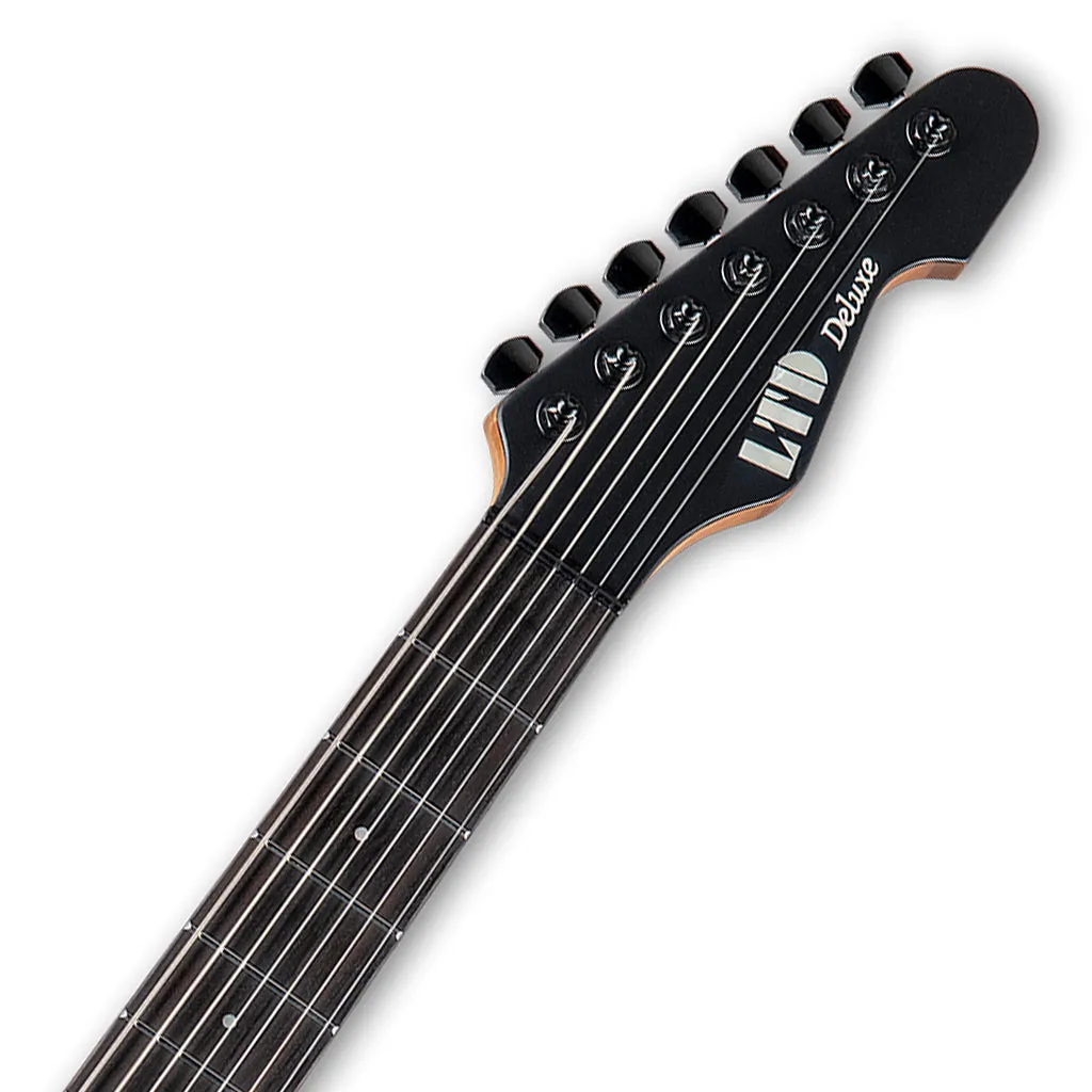 ESP LTD SN-1007 HT Baritone Electric Guitar - Black Blast