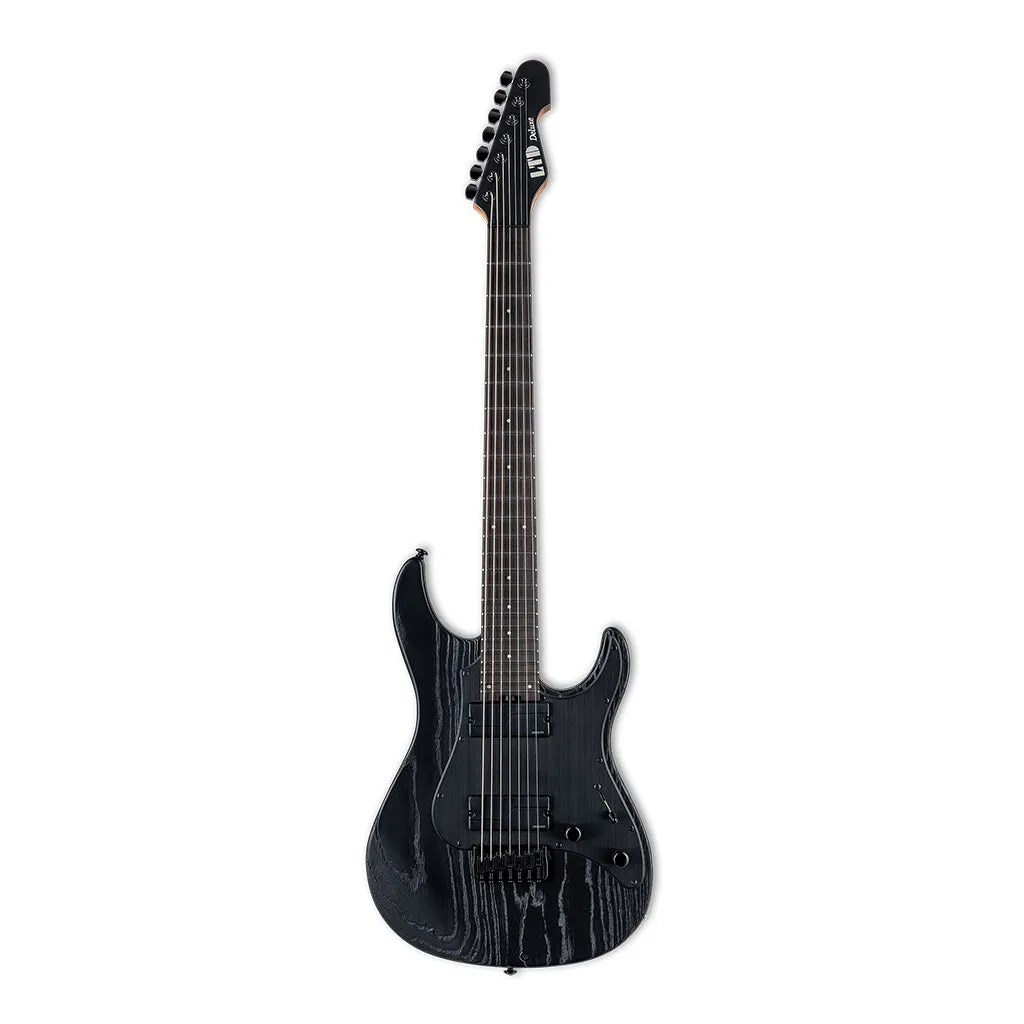 ESP LTD SN-1007 HT Baritone Electric Guitar - Black Blast