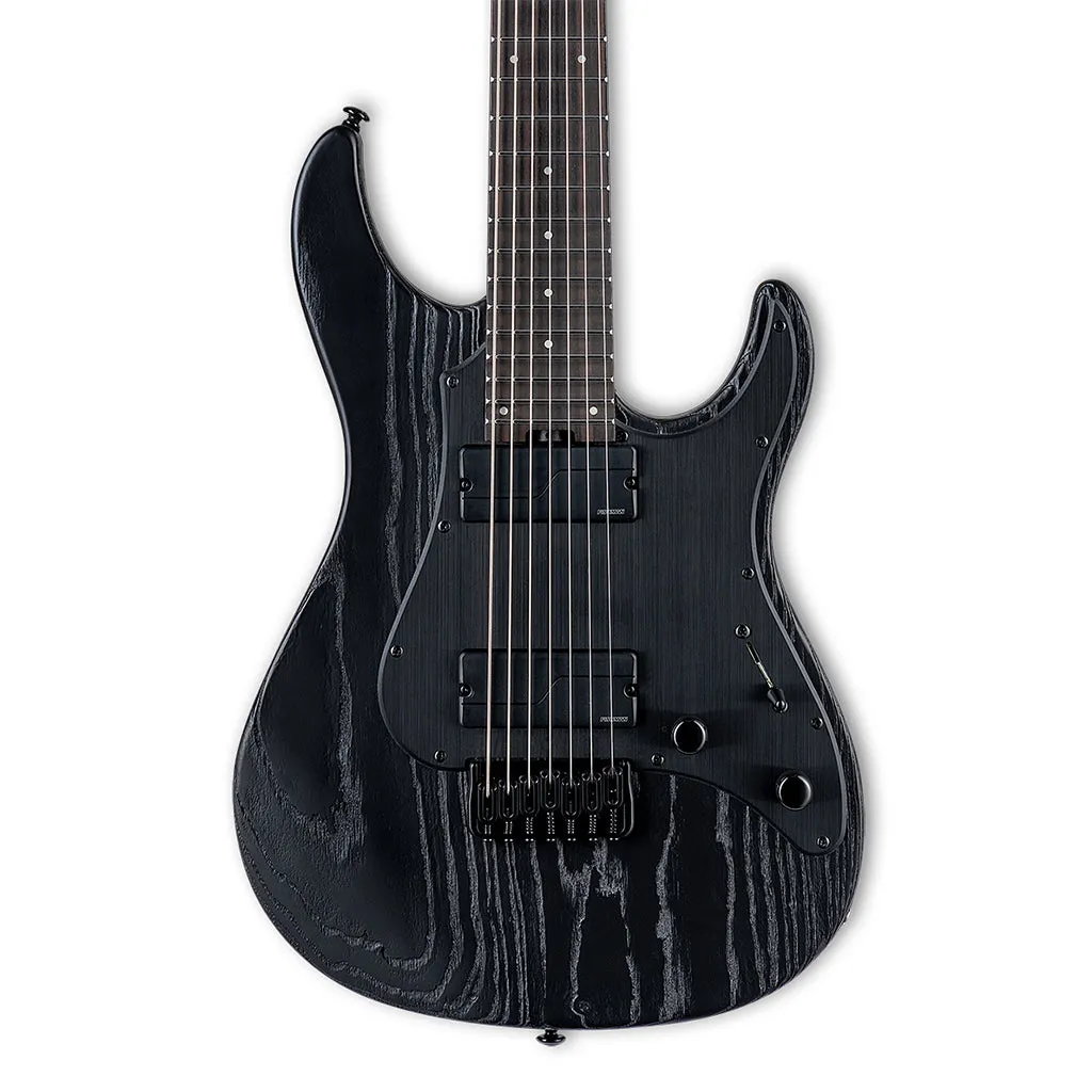 ESP LTD SN-1007 HT Baritone Electric Guitar - Black Blast