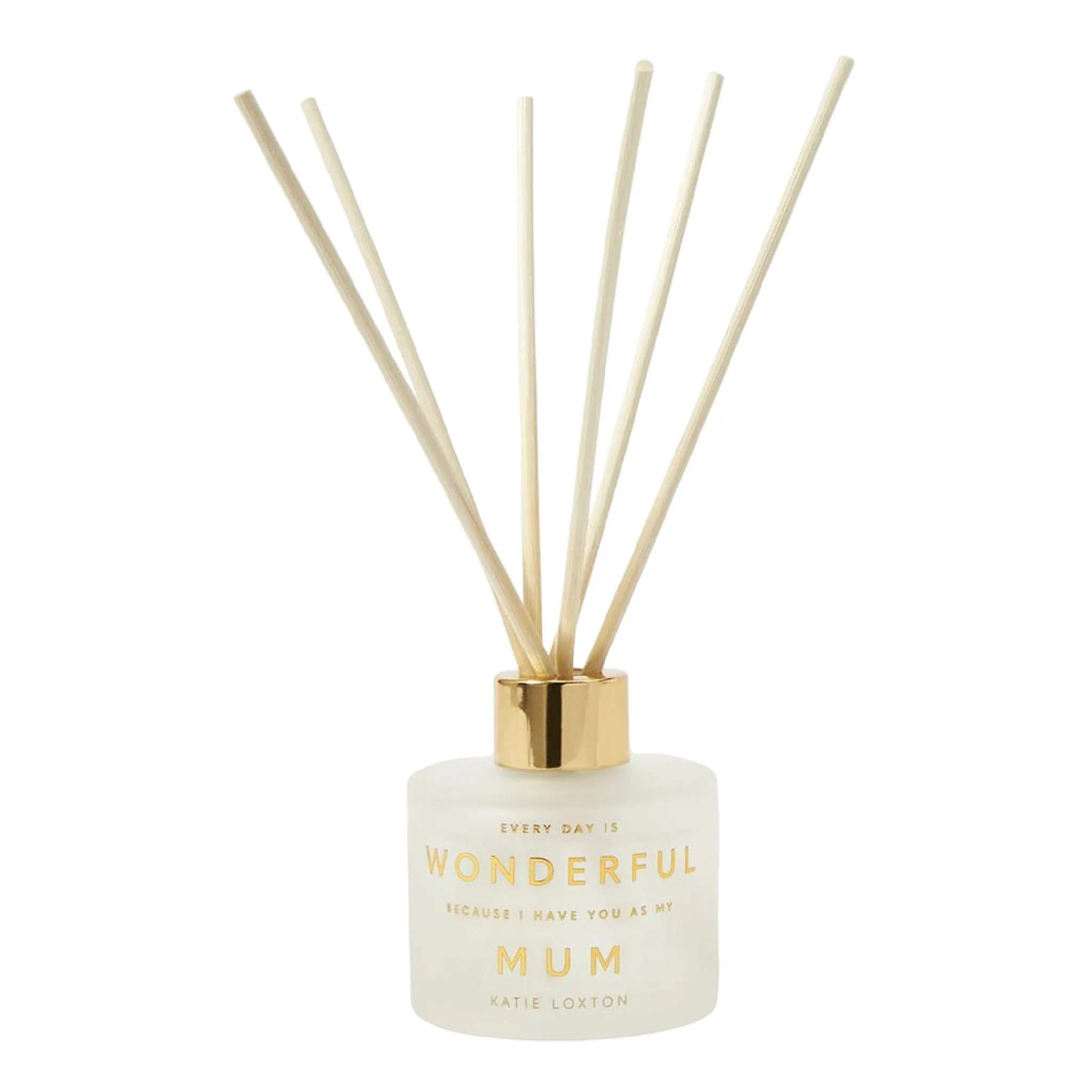 'Every Day Is Wonderful Because I Have You As My Mum' Sentiment Reed Diffuser | Peach Rose & Sweet Mandarin