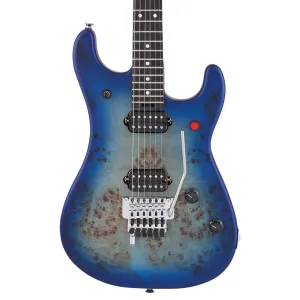 EVH - 5150 Series Deluxe Poplar Burl, Ebony Fingerboard, Aqua Burst