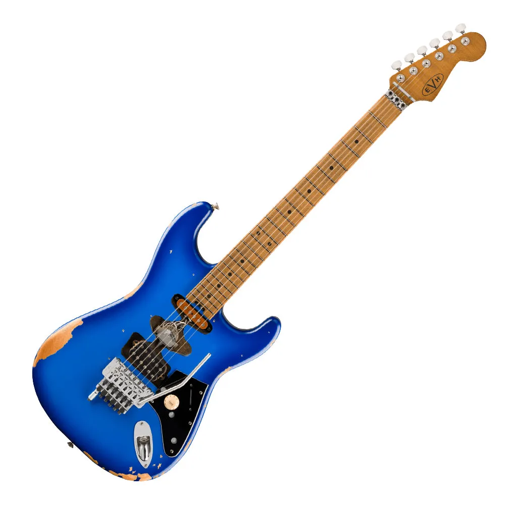 EVH Limited Edition Frankenstein Relic Series with Maple Fingerboard - Blueburst
