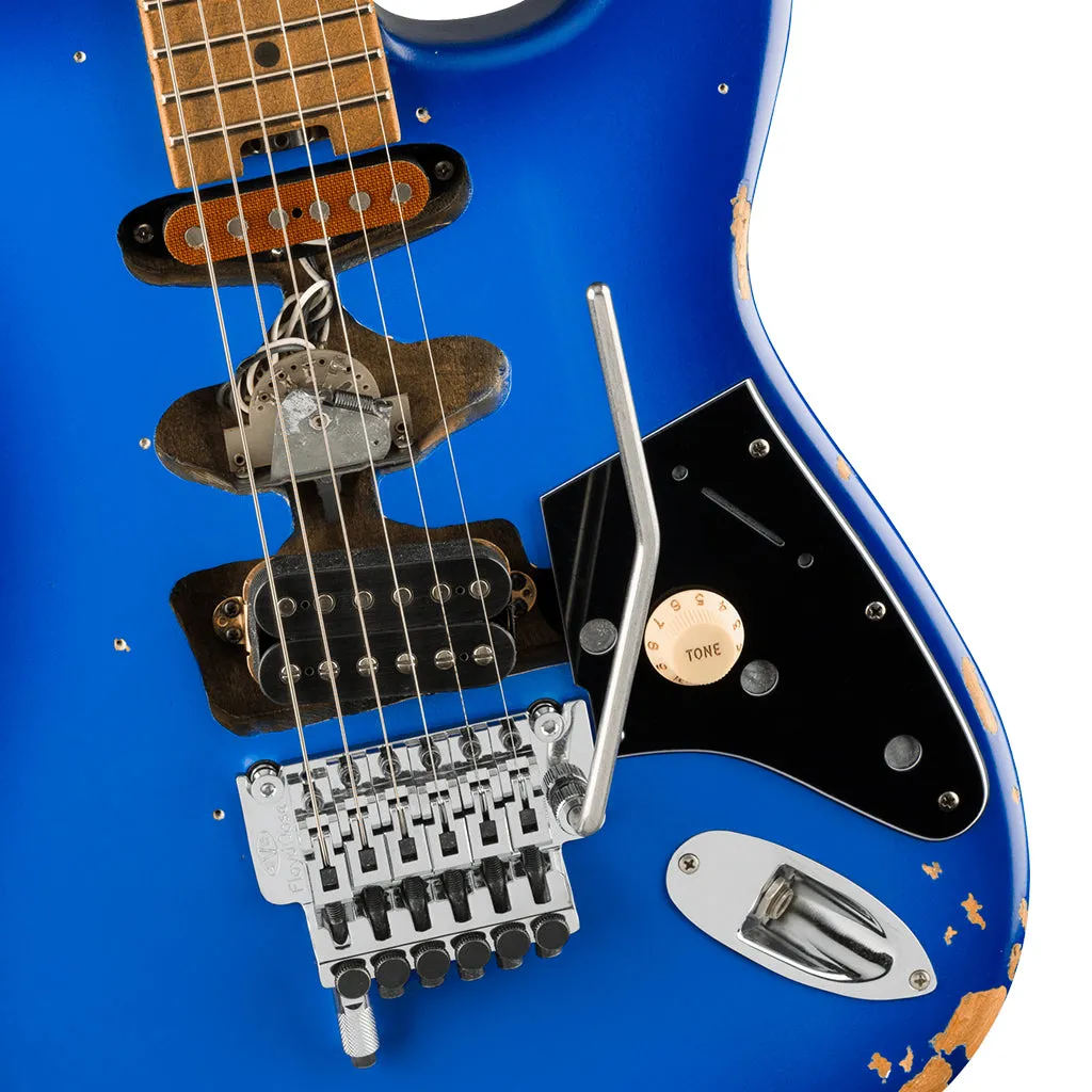 EVH Limited Edition Frankenstein Relic Series with Maple Fingerboard - Blueburst