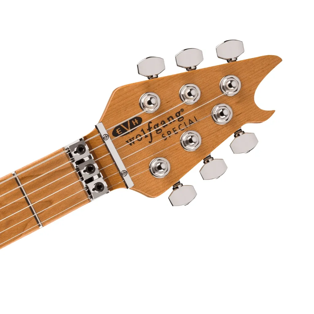 EVH Wolfgang Special with Quilted Maple and Baked Maple Fingerboard - Tiger Eye Glow