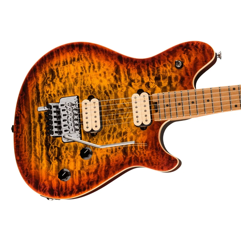 EVH Wolfgang Special with Quilted Maple and Baked Maple Fingerboard - Tiger Eye Glow