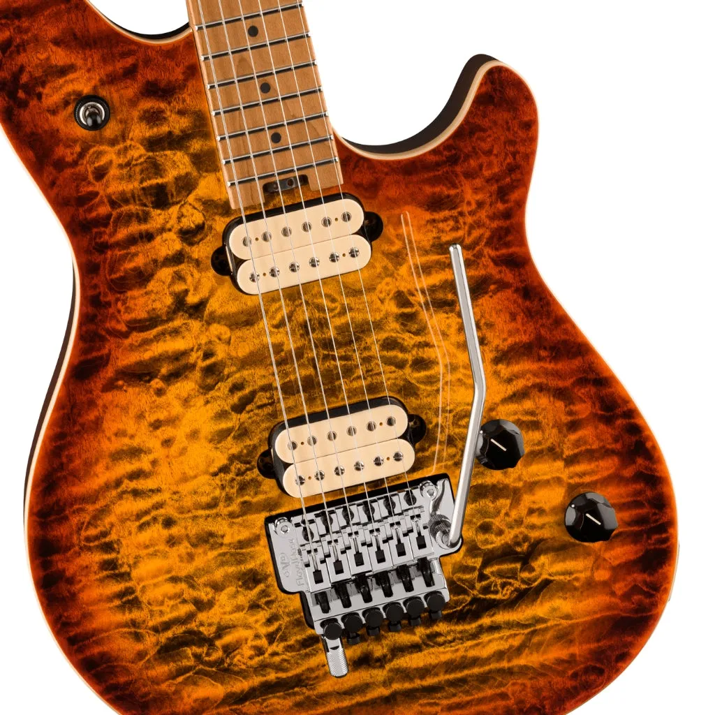 EVH Wolfgang Special with Quilted Maple and Baked Maple Fingerboard - Tiger Eye Glow