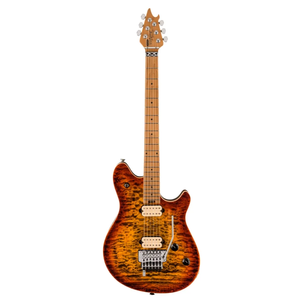 EVH Wolfgang Special with Quilted Maple and Baked Maple Fingerboard - Tiger Eye Glow