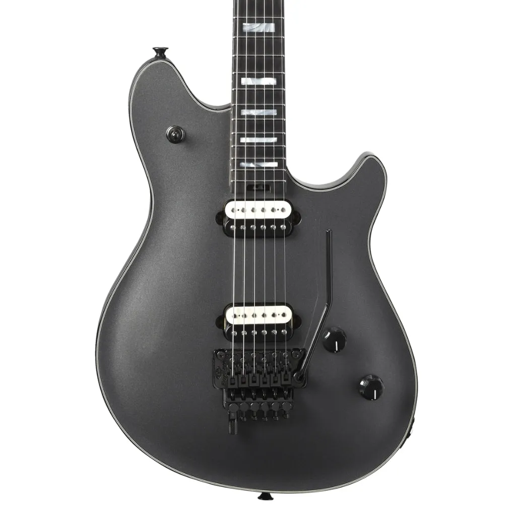 EVH Wolfgang USA Electric Guitar - Silver, Ebony Fingerboard