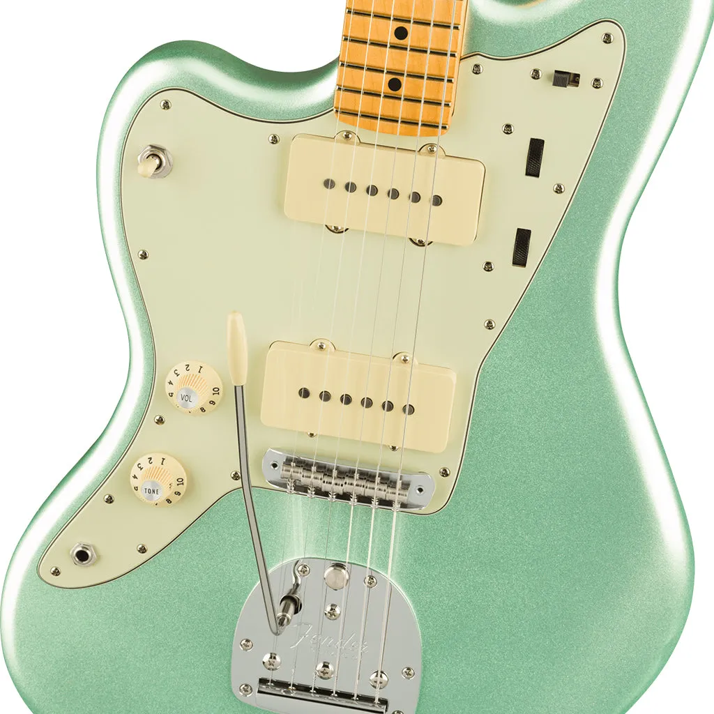 Fender - American Professional II Jazzmaster Left-Hand - Maple Fingerboard - Mystic Surf Green