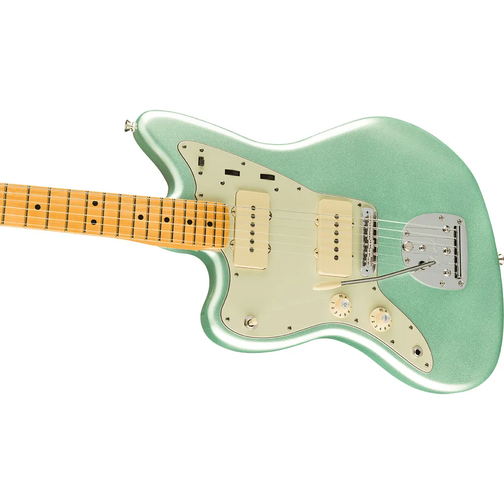 Fender - American Professional II Jazzmaster Left-Hand - Maple Fingerboard - Mystic Surf Green