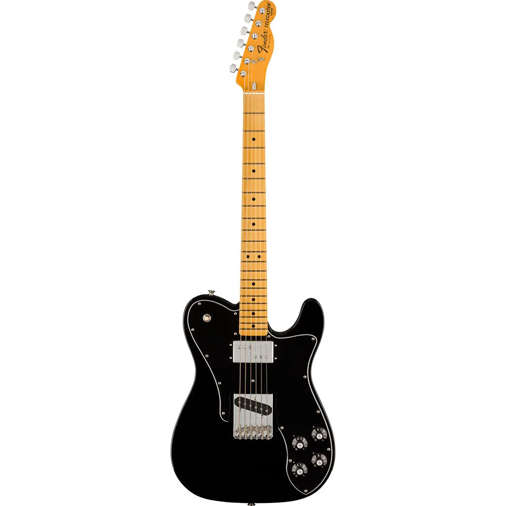 Fender American Vintage II 1977 Telecaster Custom, Maple Fingerboard, Black
