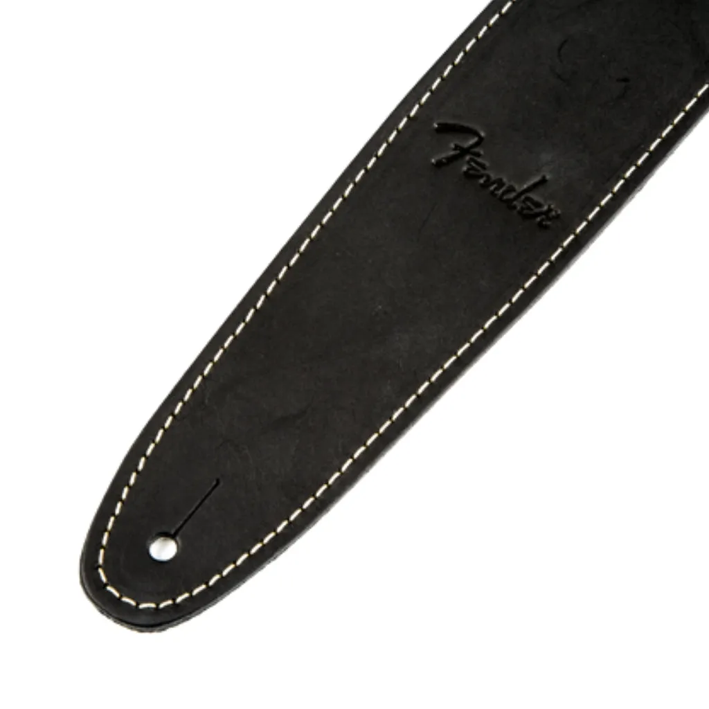 Fender Ball Glove Leather Strap - 2.5 inch Black