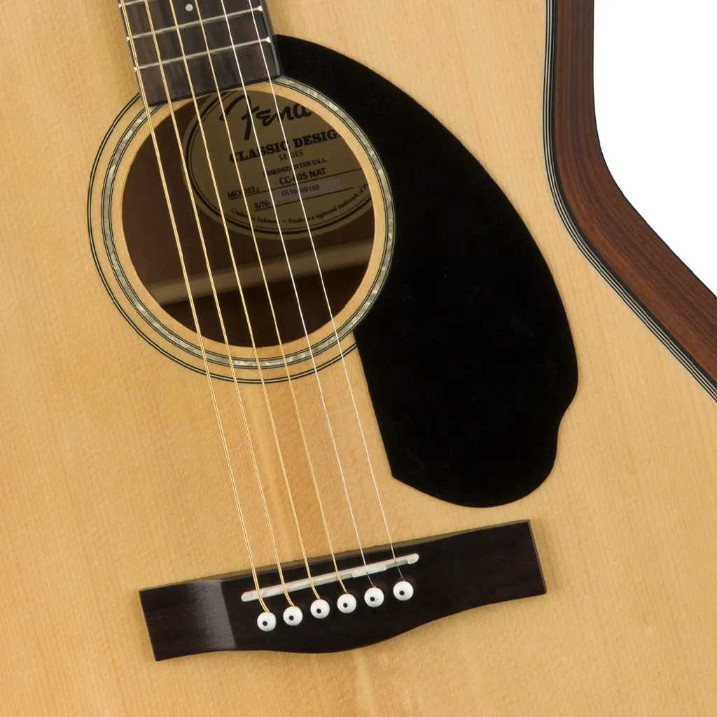 Fender CC-60S Concert, Walnut Fingerboard, Natural Acoustic Guitar
