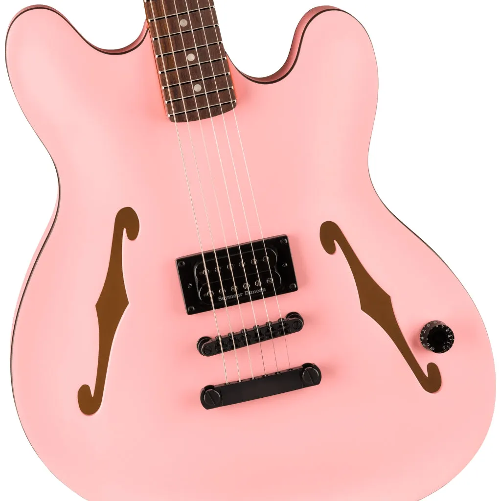 Fender Tom Delonge Starcaster in Satin Shell Pink