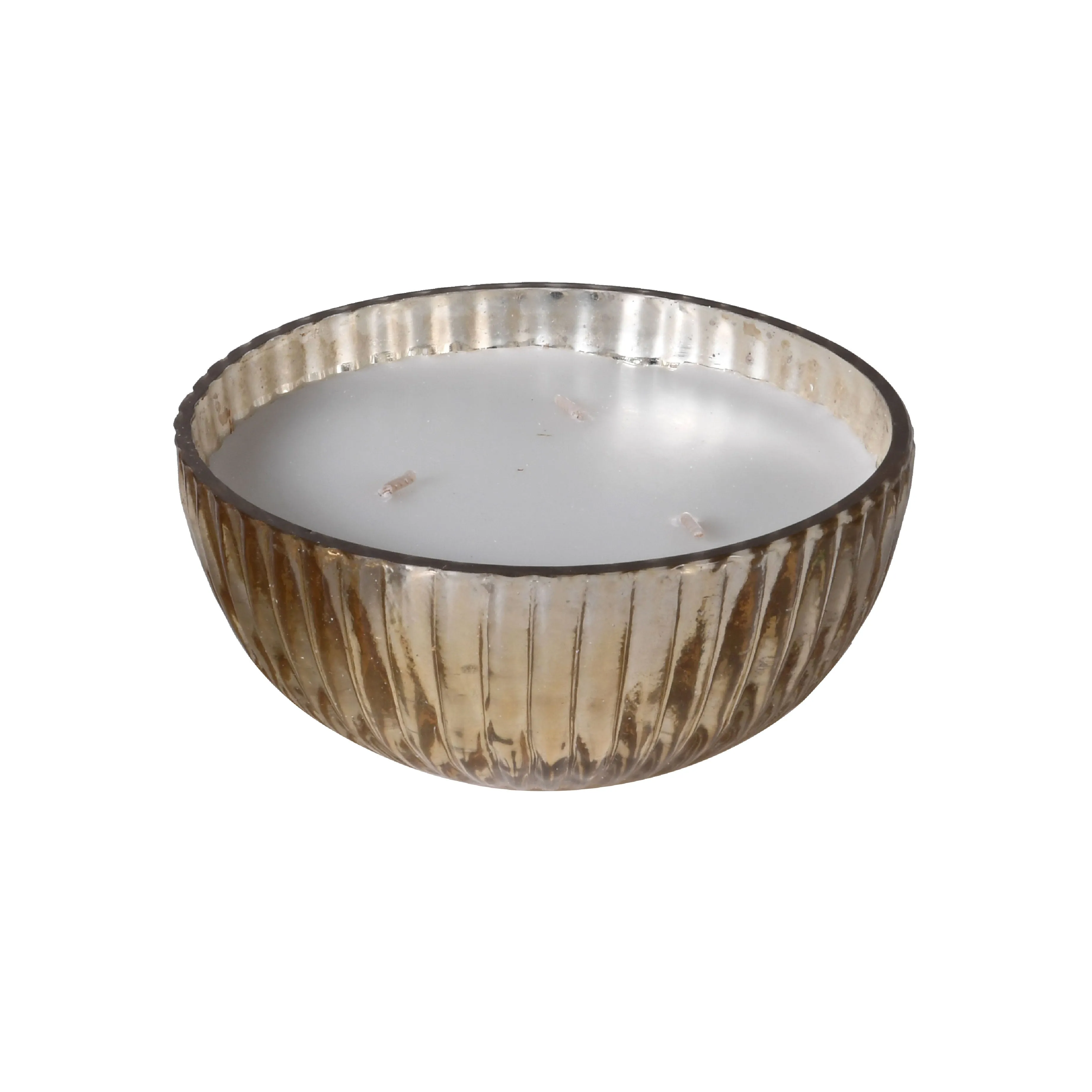 Festive Balsam & Cedar Candle Pot with Lid | Gold | Medium