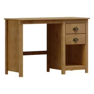 Finestra Topazio Line Solid Wood Desk with 2 Drawers L1100 x W450 x H763mm
