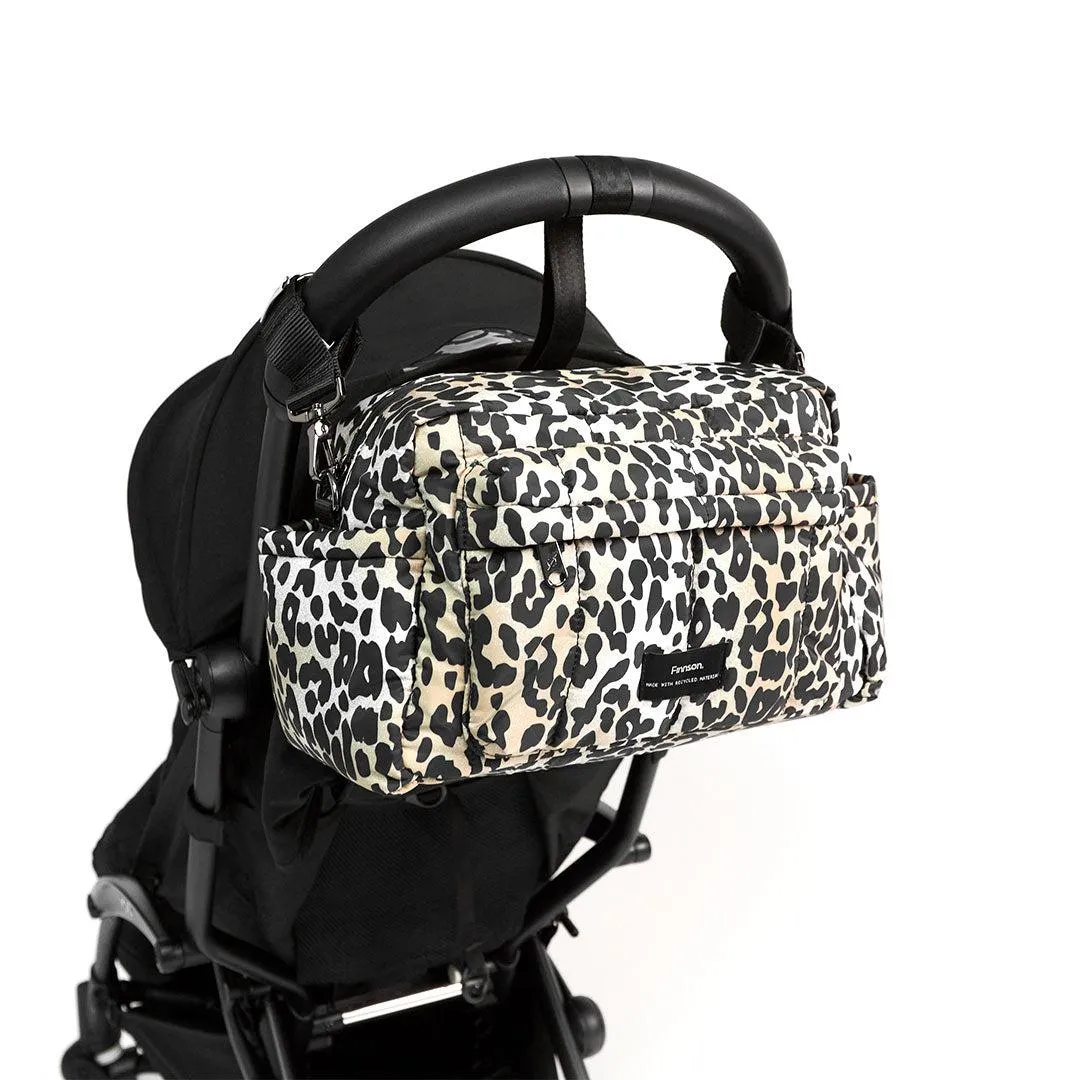 Finnson Freya Eco Compact Changing Bag   Oversized Stroller Organiser - Leopard