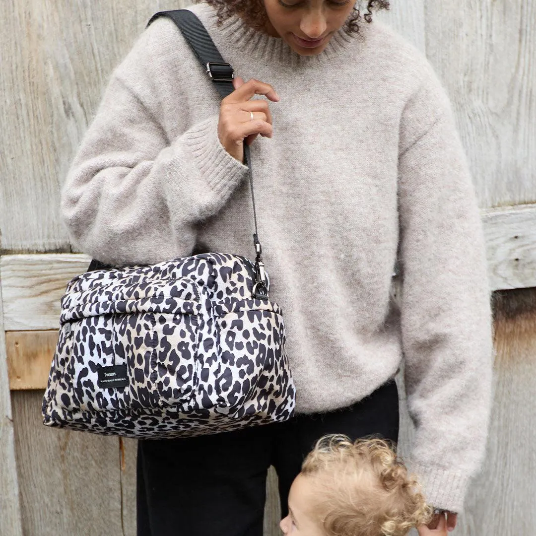 Finnson Freya Eco Compact Changing Bag   Oversized Stroller Organiser - Leopard