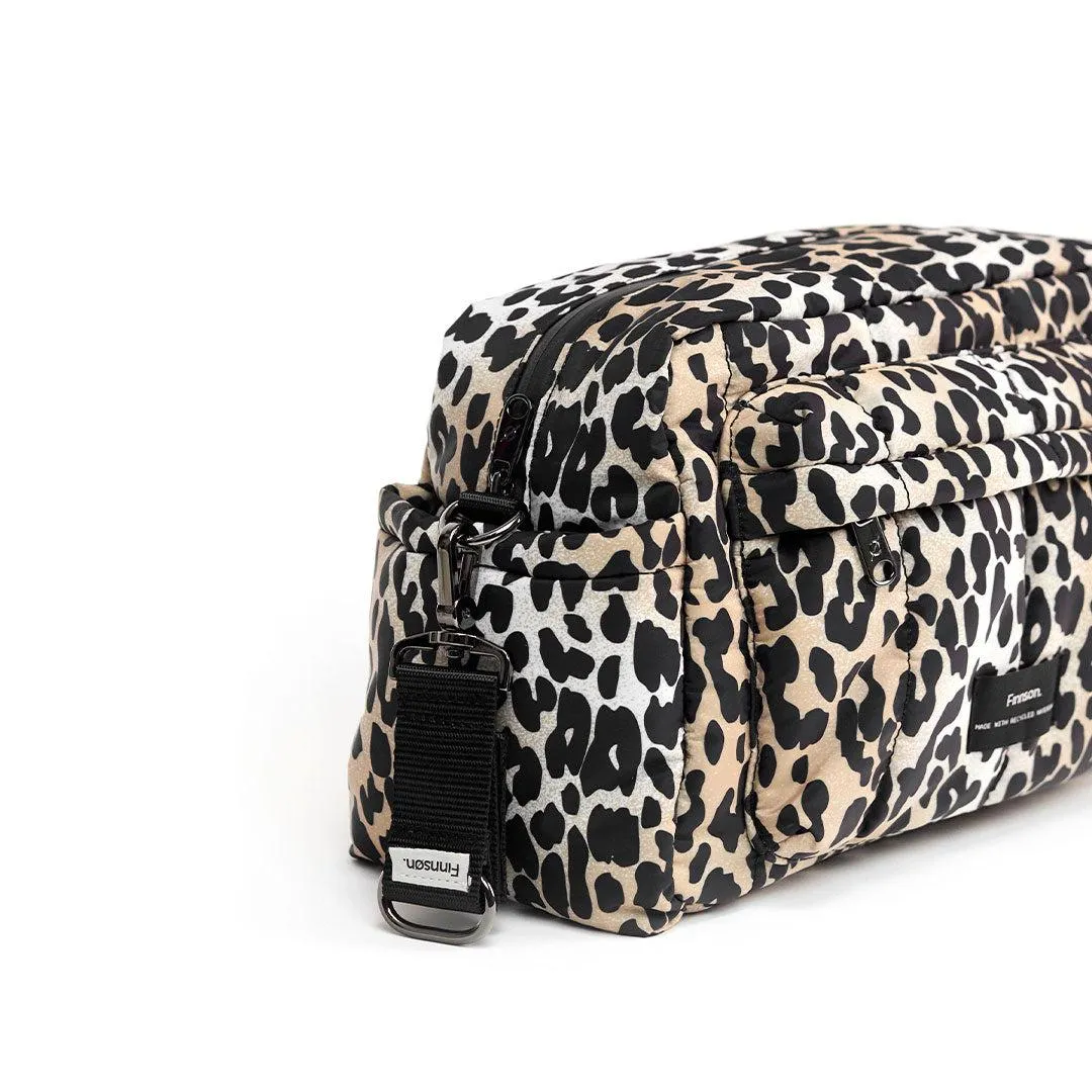 Finnson Freya Eco Compact Changing Bag   Oversized Stroller Organiser - Leopard