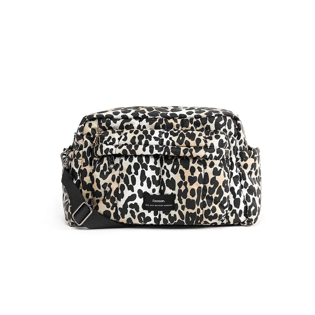 Finnson Freya Eco Compact Changing Bag   Oversized Stroller Organiser - Leopard