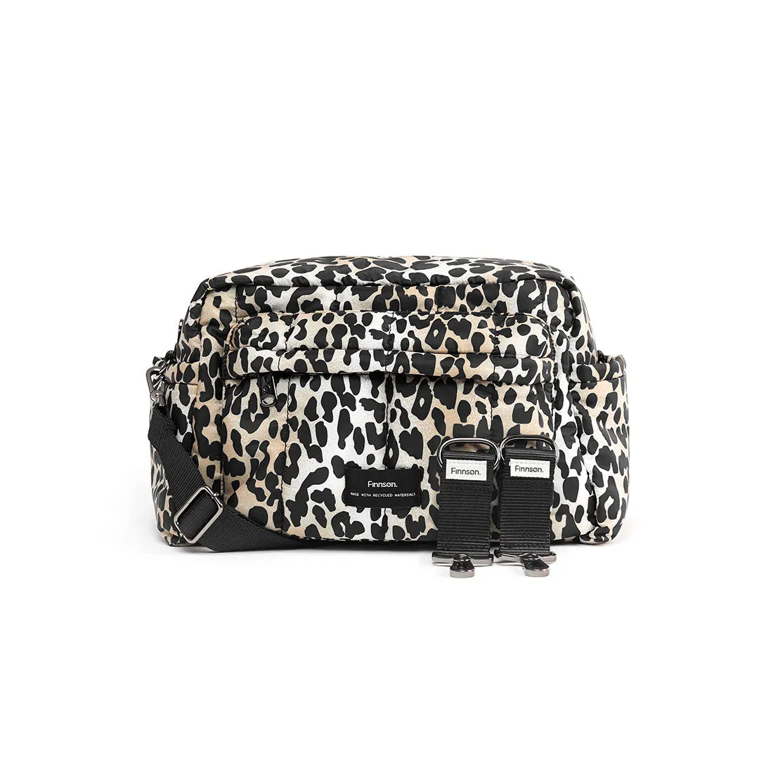Finnson Freya Eco Compact Changing Bag   Oversized Stroller Organiser - Leopard