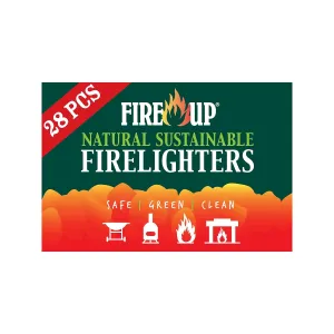 FireUp Natural Firelighters 28-Pack