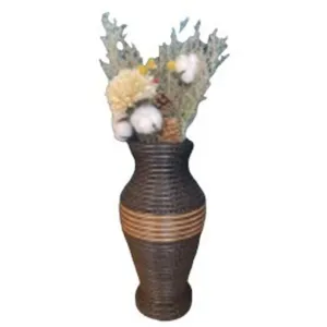 Flower Vase 40cm Brown