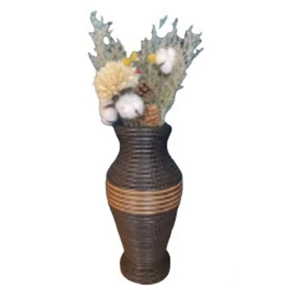 Flower Vase 40cm Brown