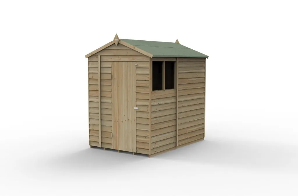 Forest Garden 4life Apex Shed 5x7 with 2 Windows