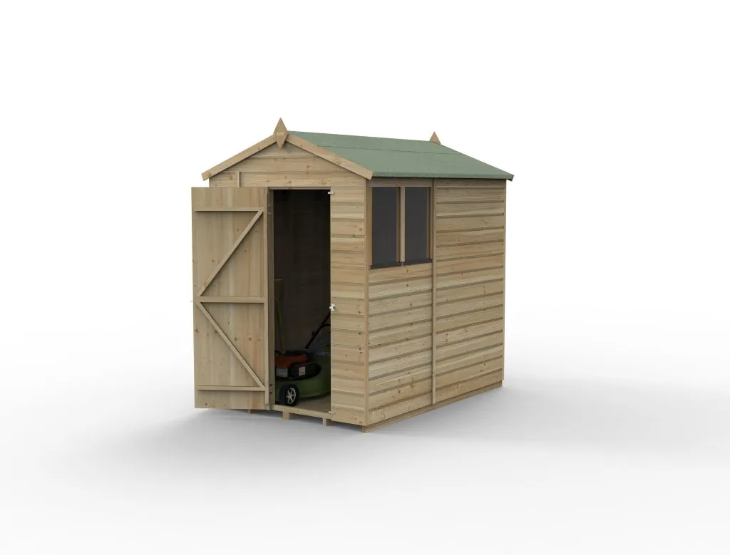 Forest Garden Beckwood 5x7 Apex Shed with 2 Windows
