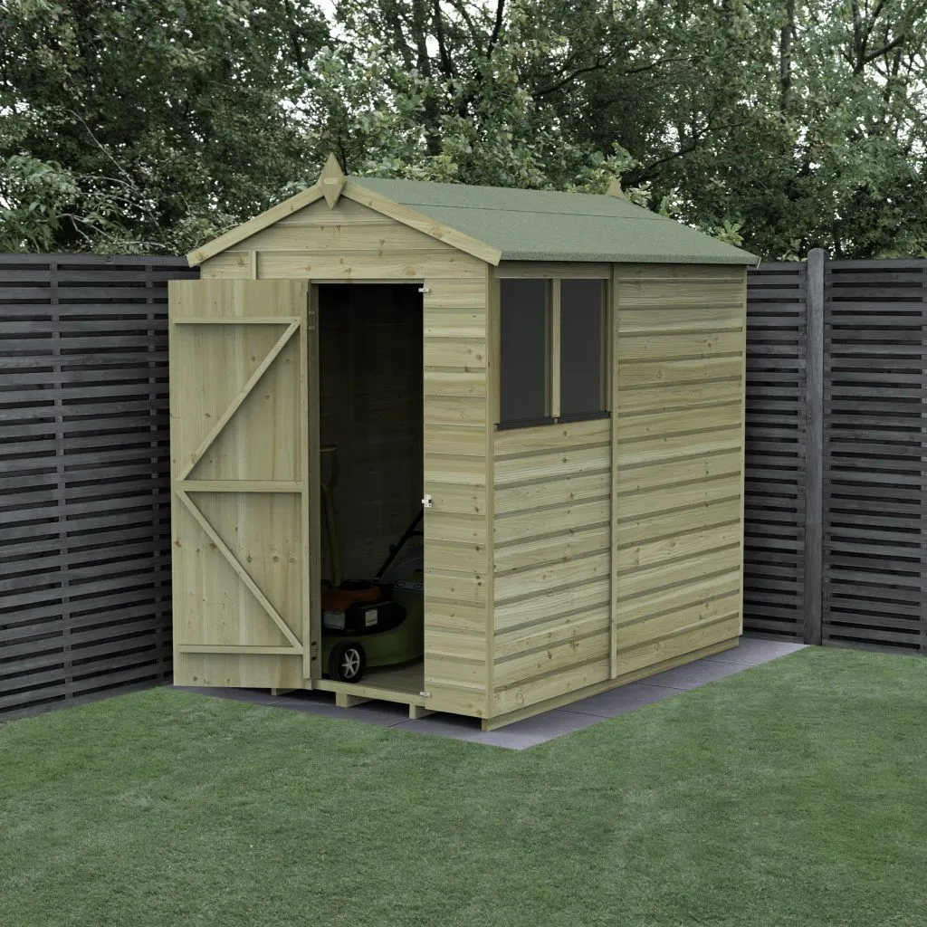 Forest Garden Beckwood 5x7 Apex Shed with 2 Windows