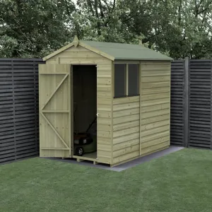 Forest Garden Beckwood 5x7 Apex Shed with 2 Windows