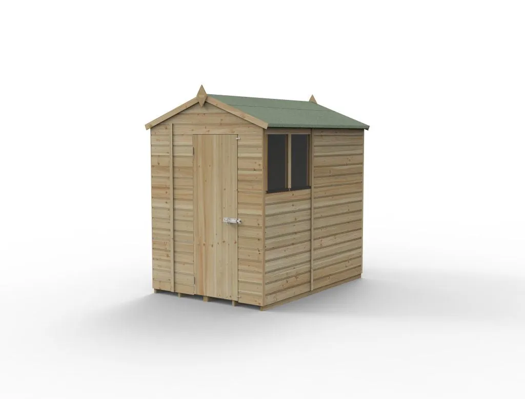 Forest Garden Beckwood 5x7 Apex Shed with 2 Windows