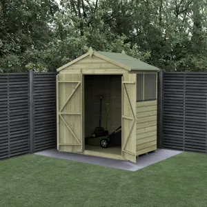 Forest Garden Beckwood 6x4 Apex Shed with 2 Windows