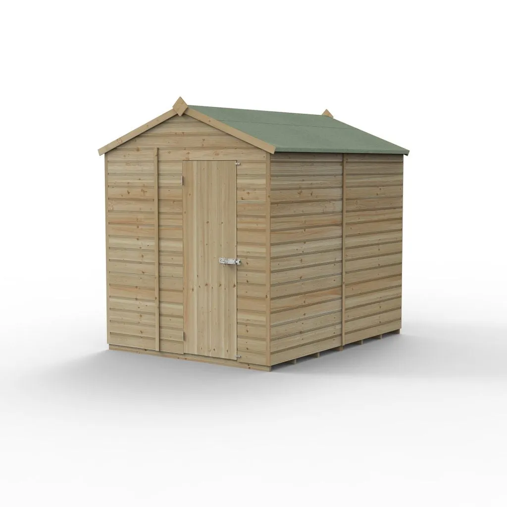 Forest Garden Beckwood 6x8 Apex Shed without Windows