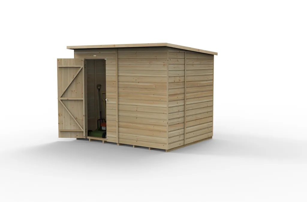 Forest Garden Beckwood 8x6 Pent Shed without Windows