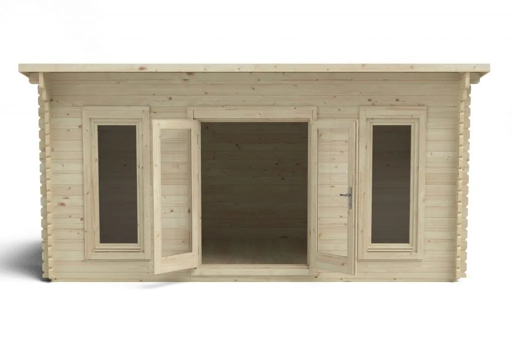 Forest Garden Elmley 5m x 3m Double Glazed Log Cabin - 34kg Polyester Felt plus Underlay
