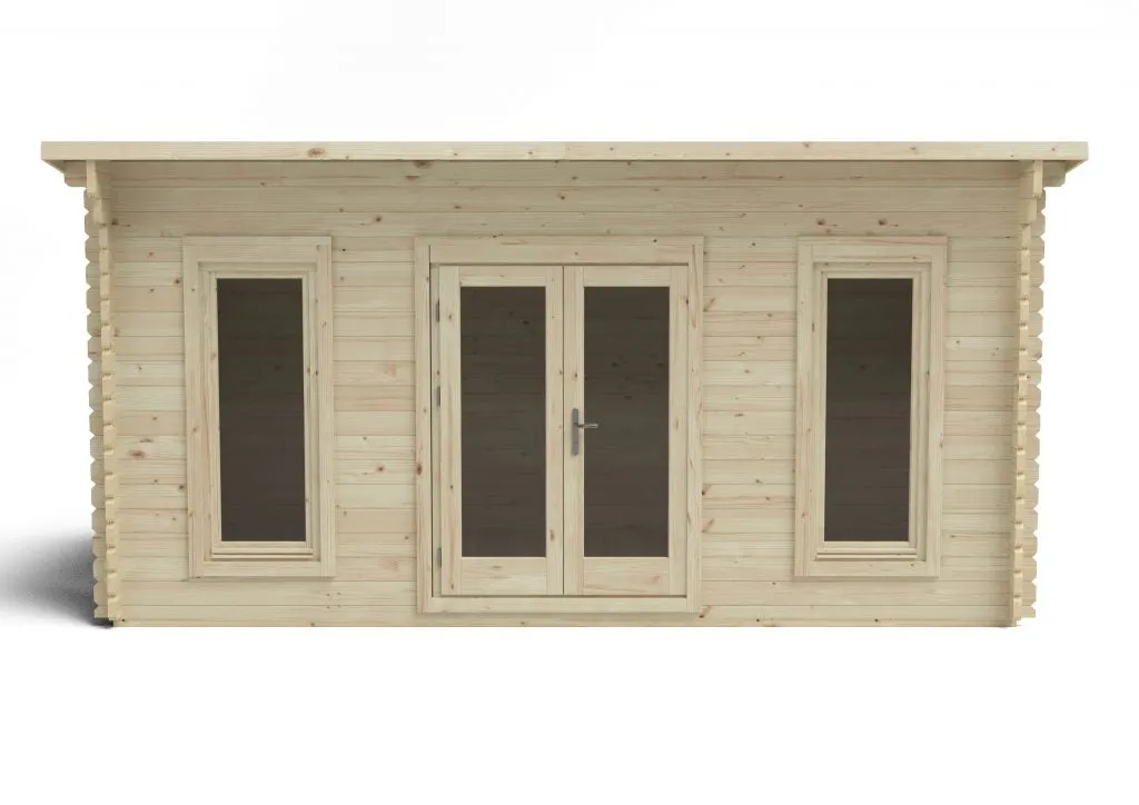 Forest Garden Elmley 5m x 3m Double Glazed Log Cabin - 34kg Polyester Felt plus Underlay