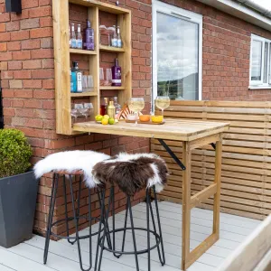 Forest Garden Fold Down Wall Garden Bar