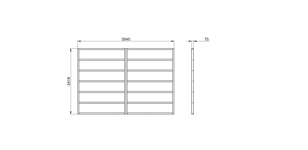 Forest Garden Pressure Treated Shed Base