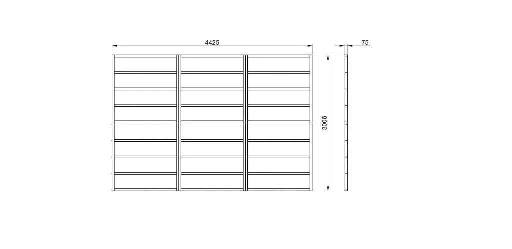 Forest Garden Pressure Treated Shed Base