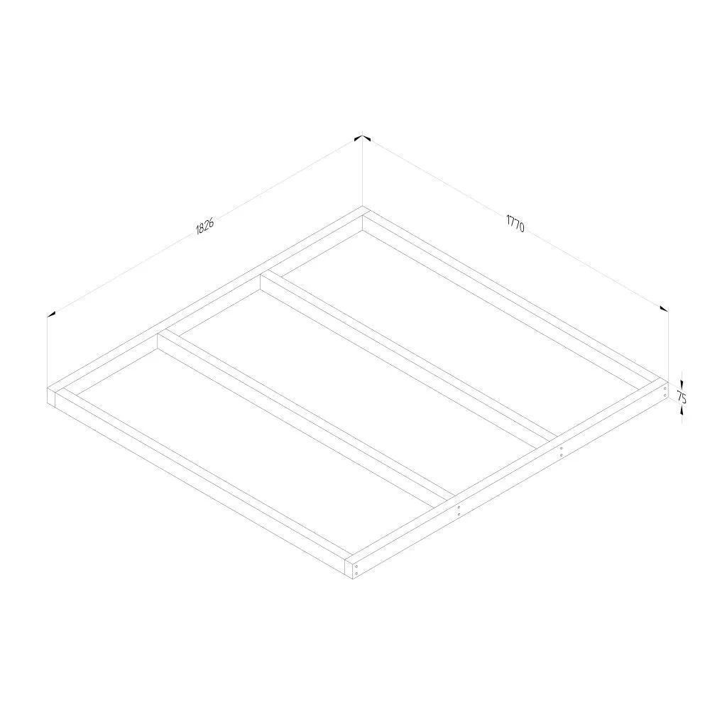 Forest Garden Pressure Treated Shed Base