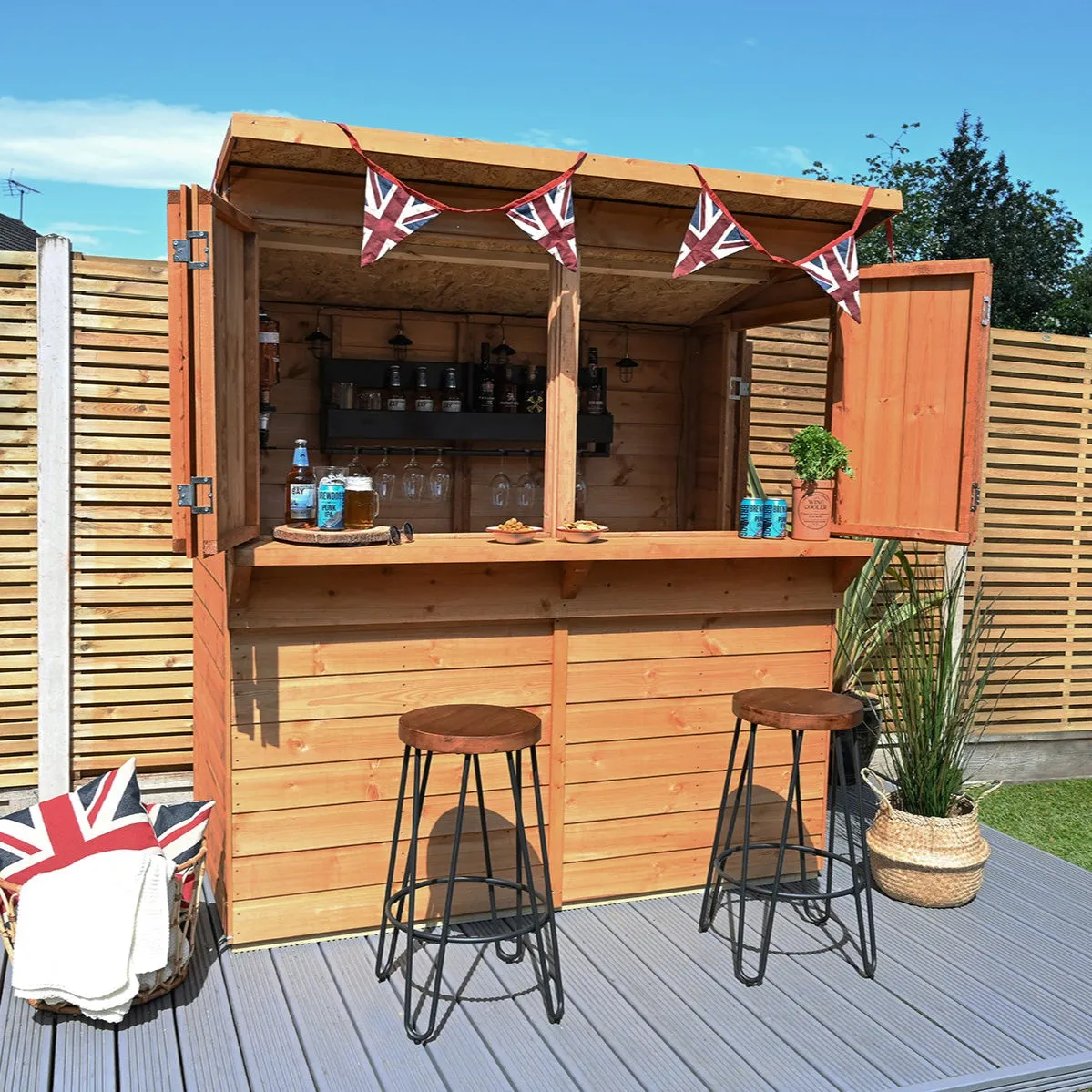 Forest Garden Shiplap PTR 6x3 Pent Garden Bar