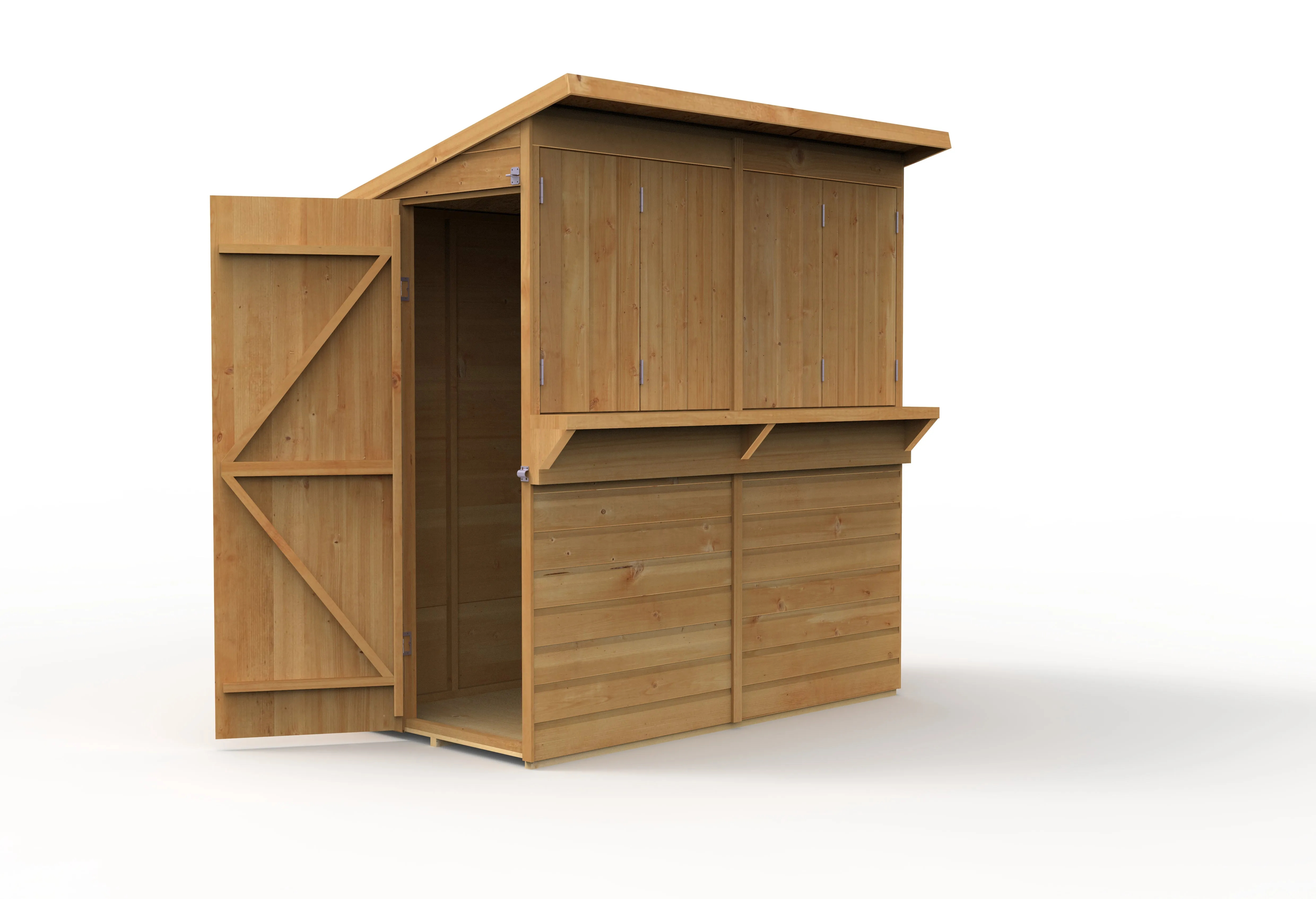 Forest Garden Shiplap PTR 6x3 Pent Garden Bar
