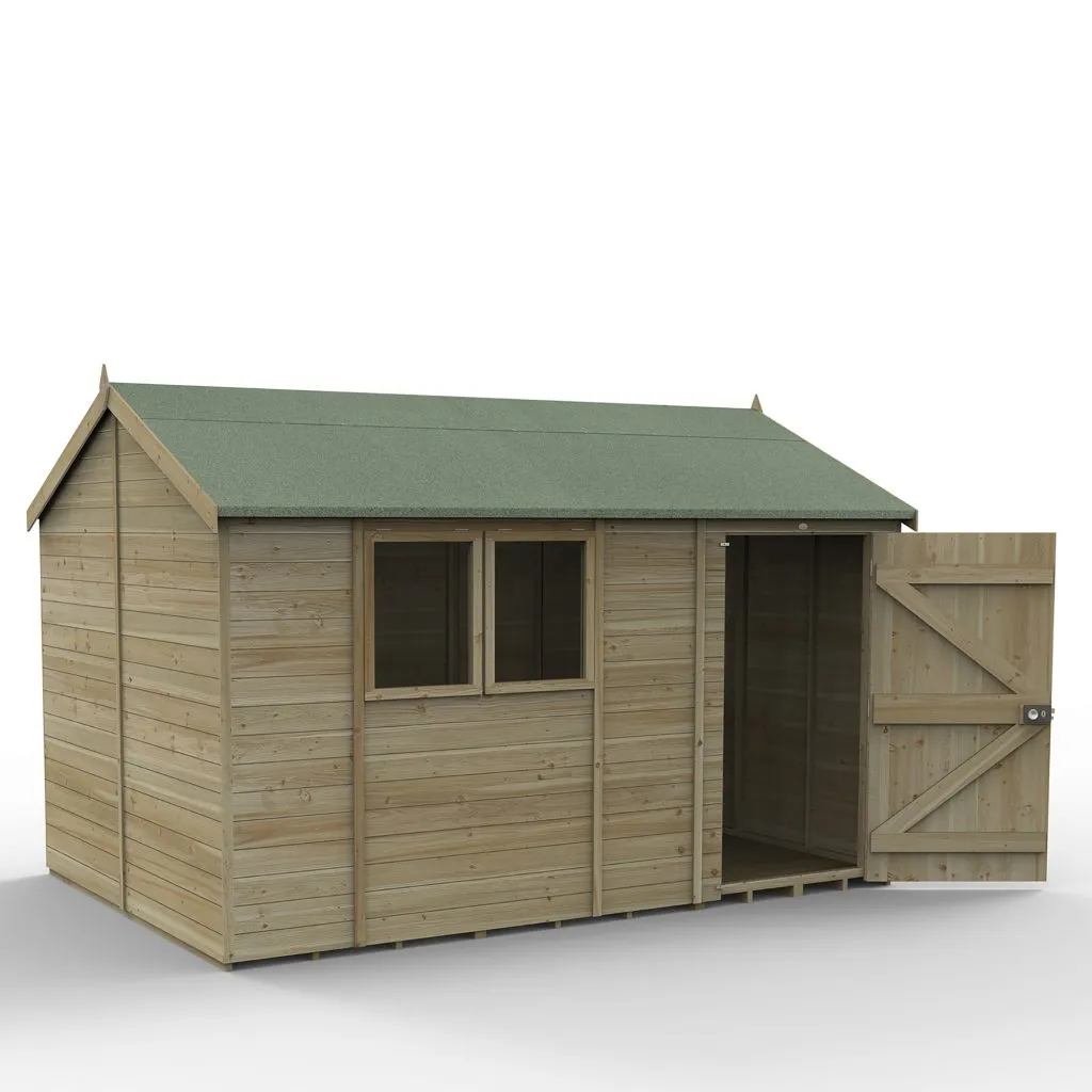Forest Garden Timberdale 12x8 Reverse Apex Shed