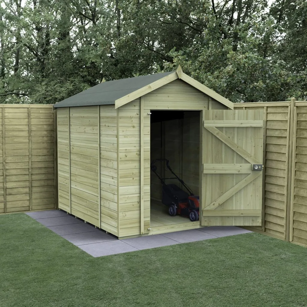 Forest Garden Timberdale 8x6 Apex Shed without Windows